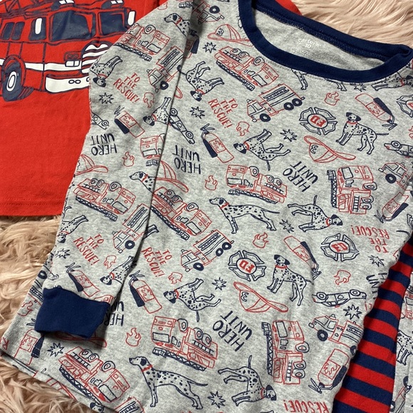 Firetruck 4 Piece Pajamas - Picture 3 of 5